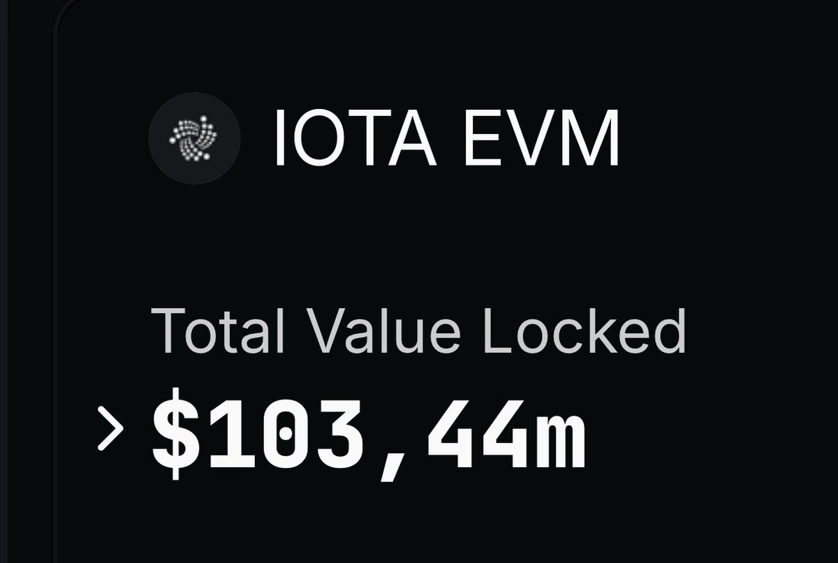 Salimasbegum's tweet image. #IOTA has done it! Over $100M TVL milestone reached on #DefiLlama. Time to set a new goal! 🚀 IOTA is on fire right now—what a moment to be part of this journey! 🚀🚀🚀🚀🚀🚀🚀🚀🚀