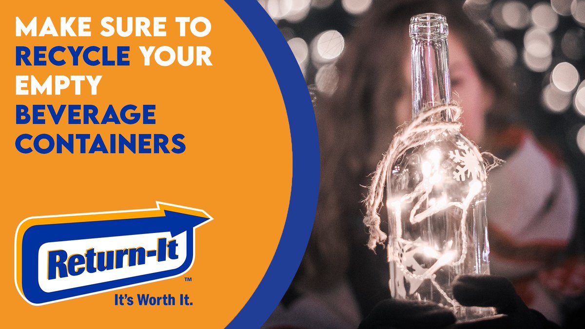As we all celebrate the end of 2024, make sure to enjoy your parties responsibly and don’t forget to bring your empty beverage containers back to <a href="/Return_It/">Return-It</a> for your 10¢ deposit refund!