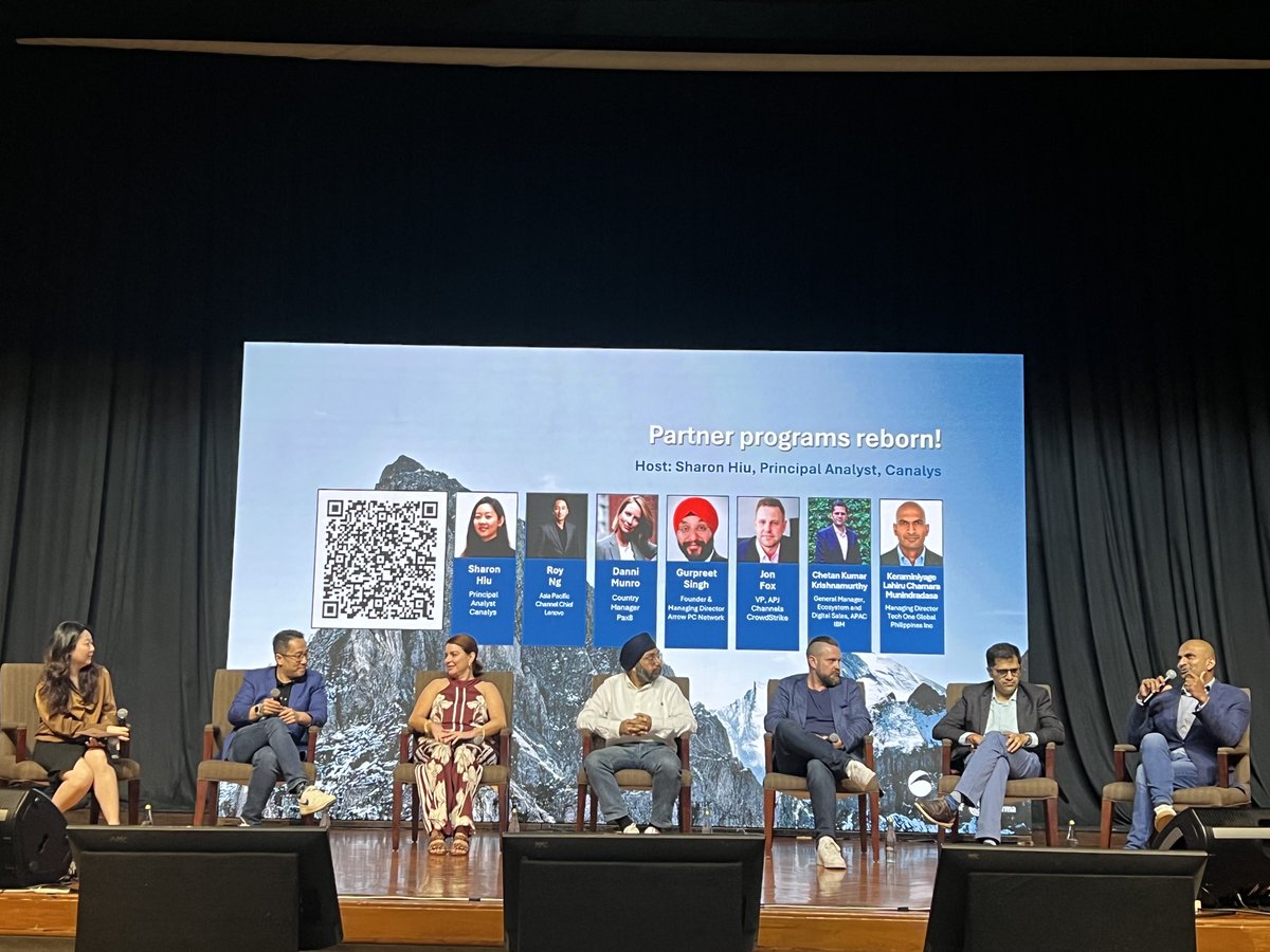 Canalys's tweet image. The "Partner Programs Reborn" Expert Hub at the #CanalysForums2024 APAC brought together an esteemed panel to explore the evolution of channel partner programs.
Read more: linkedin.com/feed/update/ur…