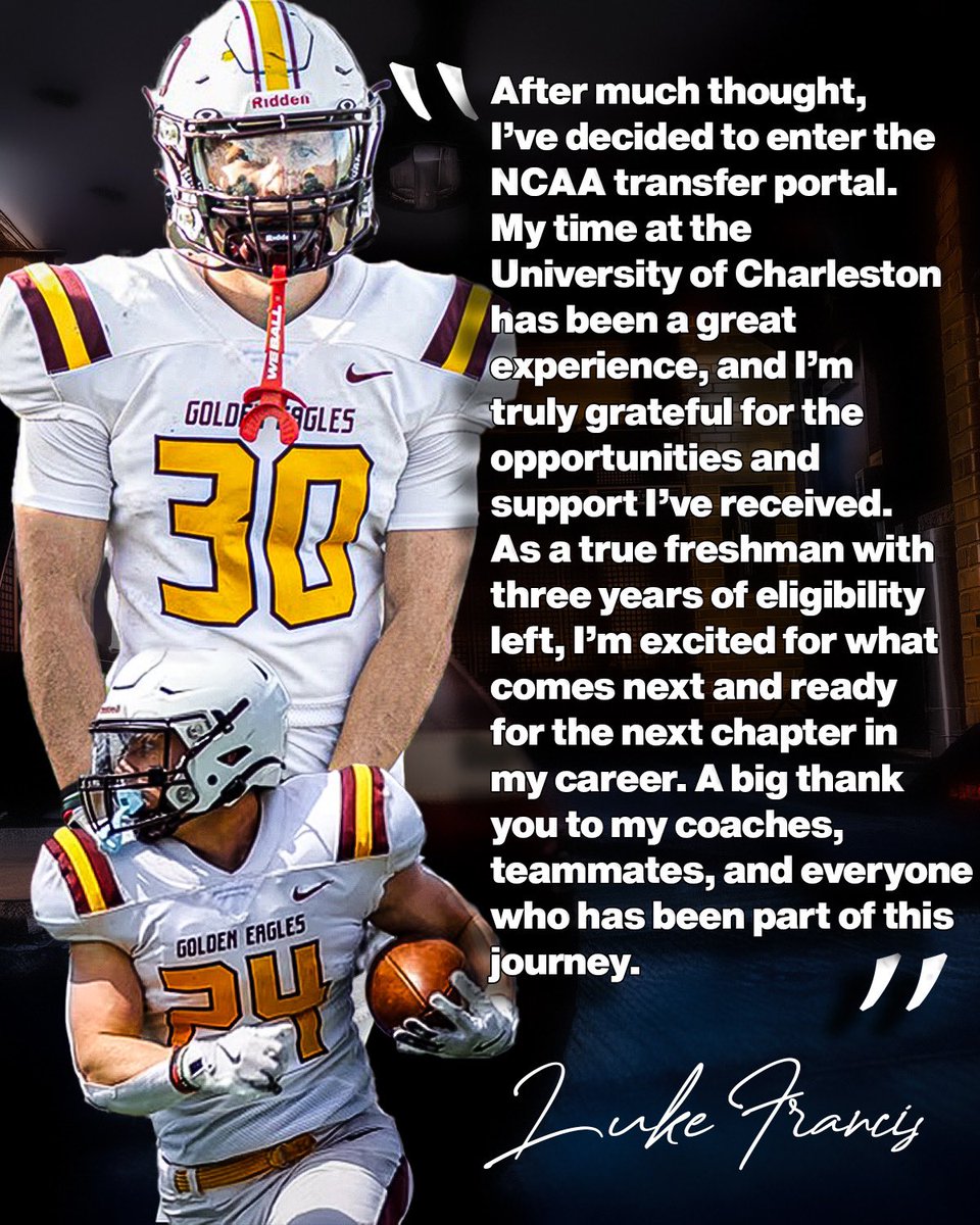 MID YEAR TRANSFER ❗️

5'9 | 205 lbs 3.8 GPA Elusive &amp; downhill RB
Started on all 4 special teams
College film:
drive.google.com/file/d/1s2YwbQ…
High-school film:
hudl.com/v/2JJGkP