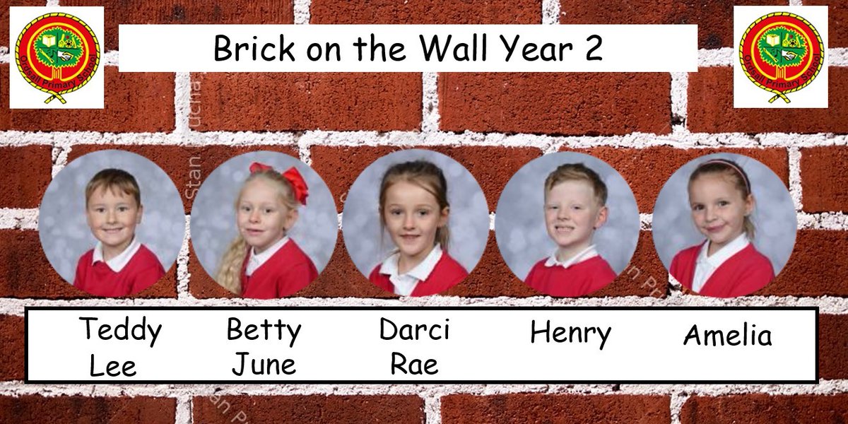 Y2Ops's tweet image. @Y2Ops Well done to all of the children in Y2 who received a brick on this week's wall of success 😃 #commitmenttolearning #proud