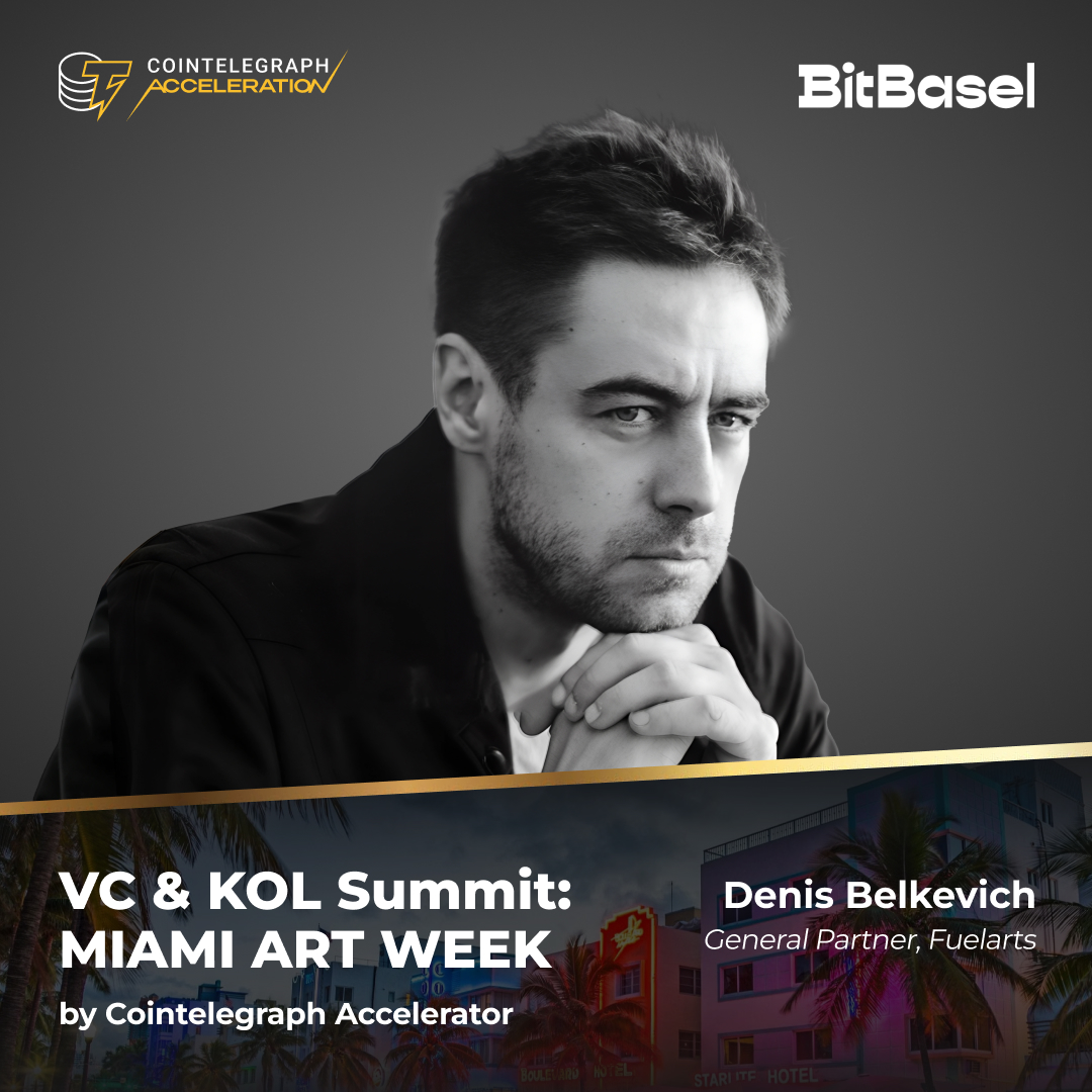 Denis Belkevich (@denisbelkevich) on Twitter photo Excited to moderate the panel ‘Monetizing Creativity in the Digital Age’ today, Dec 4, at Sagamore Hotel South Beach, featuring <a href="/Elena_Zavelev/">Elena Zavelev</a> and <a href="/TechCortes/">Jorge</a> . Brought to you by <a href="/Cointelegraph/">Cointelegraph</a> Accelerator & <a href="/BitBasel/">BaselBit</a>. More info & RSVP: lu.ma/uttzwnb5 See you there! Excited to moderate the panel ‘Monetizing Creativity in the Digital Age’ today, Dec 4, at Sagamore Hotel South Beach, featuring <a href="/Elena_Zavelev/">Elena Zavelev</a> and <a href="/TechCortes/">Jorge</a> . Brought to you by <a href="/Cointelegraph/">Cointelegraph</a> Accelerator & <a href="/BitBasel/">BaselBit</a>. More info & RSVP: lu.ma/uttzwnb5 See you there!