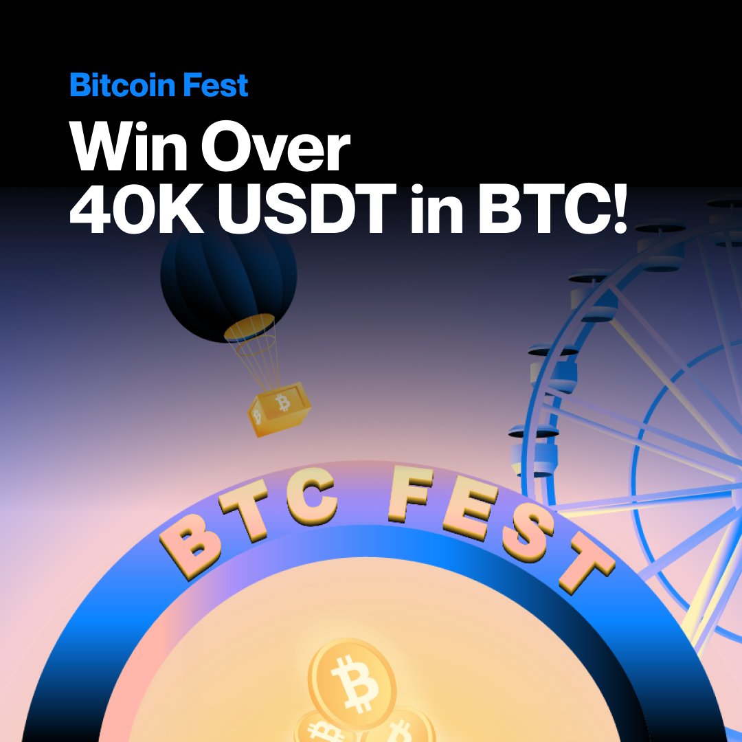 🚀 Attention, Bitcoiners! ⚡ 

As #Bitcoin's volatility heats up, seize the market's momentum 🎉

💵 Win 1,620 USDT in BTC as part of the 40,000 USDT prize pool!

1️⃣ #FlipPerpSwaps Campaign
2️⃣ Social Giveaway
3️⃣ Referral Bonus 
4️⃣ Unlock BTC Position Airdrop

Learn more  🧵⬇️