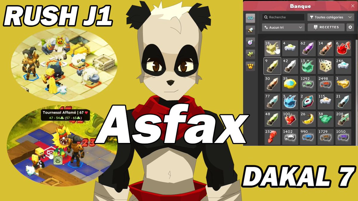 6h de rush résumé en 14 minutes! Voici ma première journée sur Dofus 3 ! Au programme : Pandawa Air, Bijoutier, Forgeron et Cordonnier ! 
youtu.be/Sl_WzovDcJU