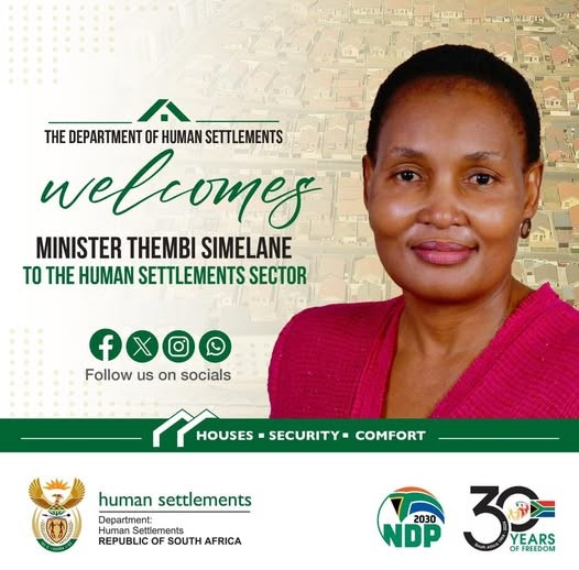 the_hda's tweet image. The HDA welcomes Hon. Minister Thembi Simelane to the Human Settlements Sector

#HousingTheNation #HDAAtWork