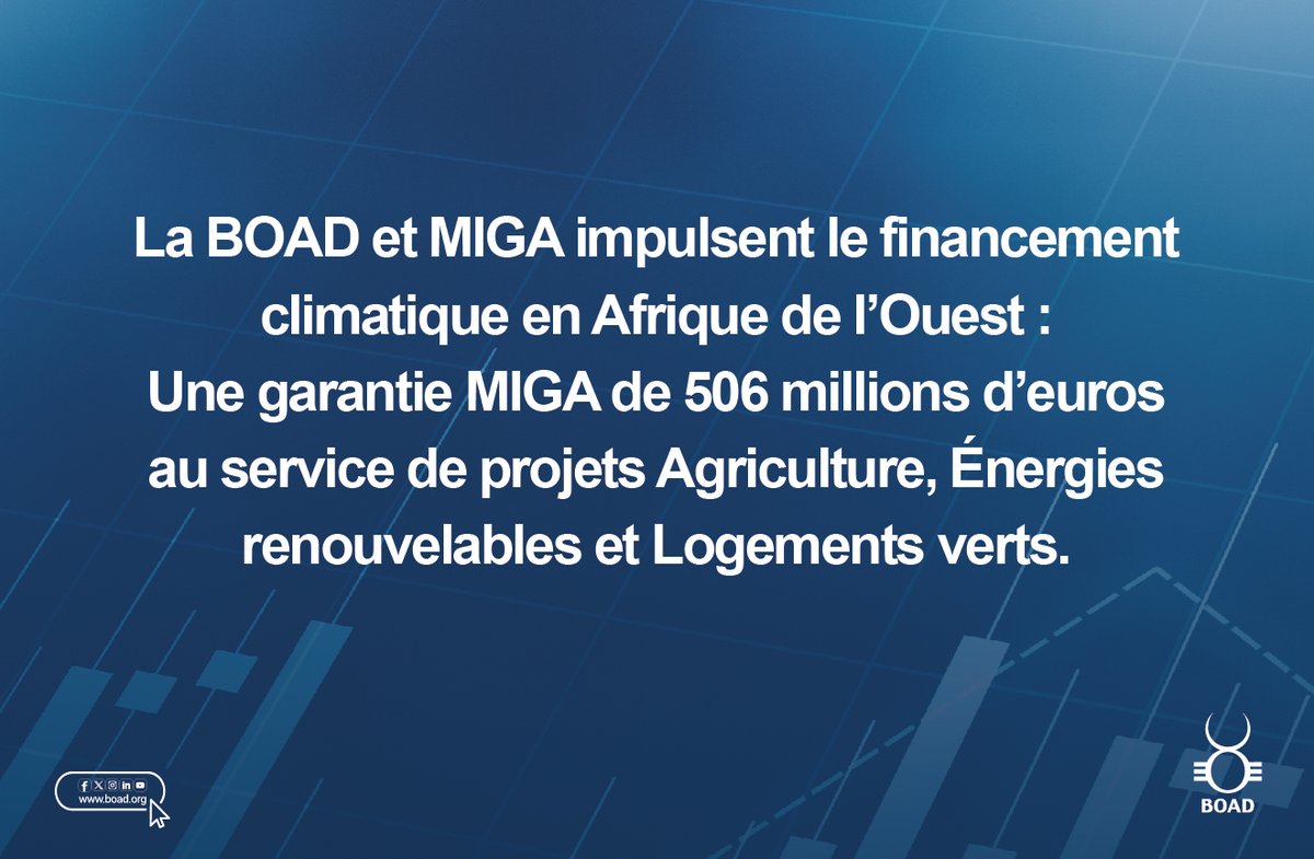 Banque Ouest Africaine de Développement tweet media