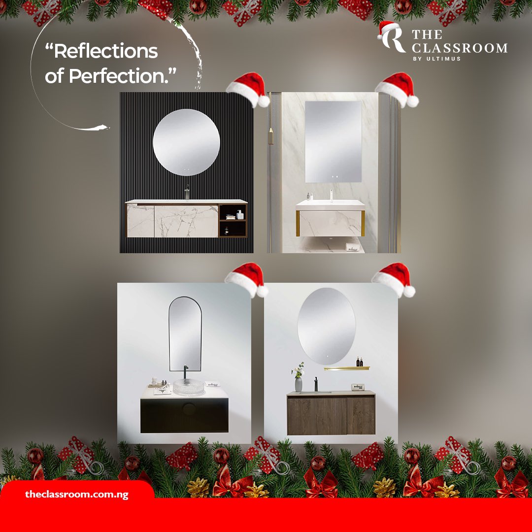 The_ClassroomHQ's tweet image. 🎵 On the fourth day of Christmas, four vanity mirrors reflected🎵

Mirror, mirror on the wall, who&apos;s the most festive of them all? Could be you!

Transform your walls with mirrors that double the elegance and celebratory mood!
#Day4 #TheClassroomhq #mirror #12DaysOfChristmas