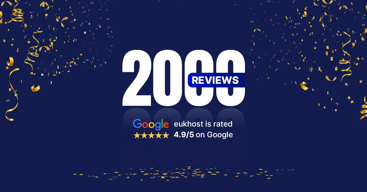 eUKhostLtd's tweet image. ✨ Celebrating 2,000 Google reviews! Your feedback drives our growth and strengthens our commitment. Thank you for being a part of our journey. #eukhost