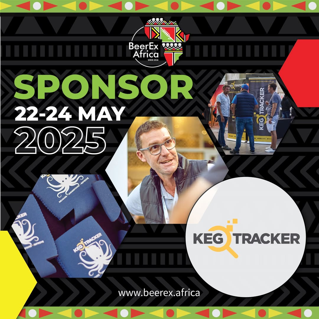 We're so excited to have KEGTracker on board as a sponsor for the BeerEx Africa 2025.

They'll be sponsoring the BeerEx staff t-shirts and hoodies, making sure the team looks smart!

Read more about KEGTracker on their website kegtracker.co.za

#beerexafrica2025