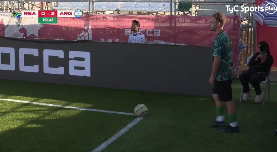 ¡Final de la primera mitad! Argentina 🇦🇷 le gana 3-0 a Sudáfrica 🇿🇦 por la tercera fecha del grupo H. Mirá el Mundial de Fútbol Socca EN VIVO por Play.tycsports.com acá: acortar.link/Q14PXV📲🖥️

🎙️ <a href="/NicolasIFunes/">Nicolás Funes</a> <a href="/Faustinolana/">Faustino</a>