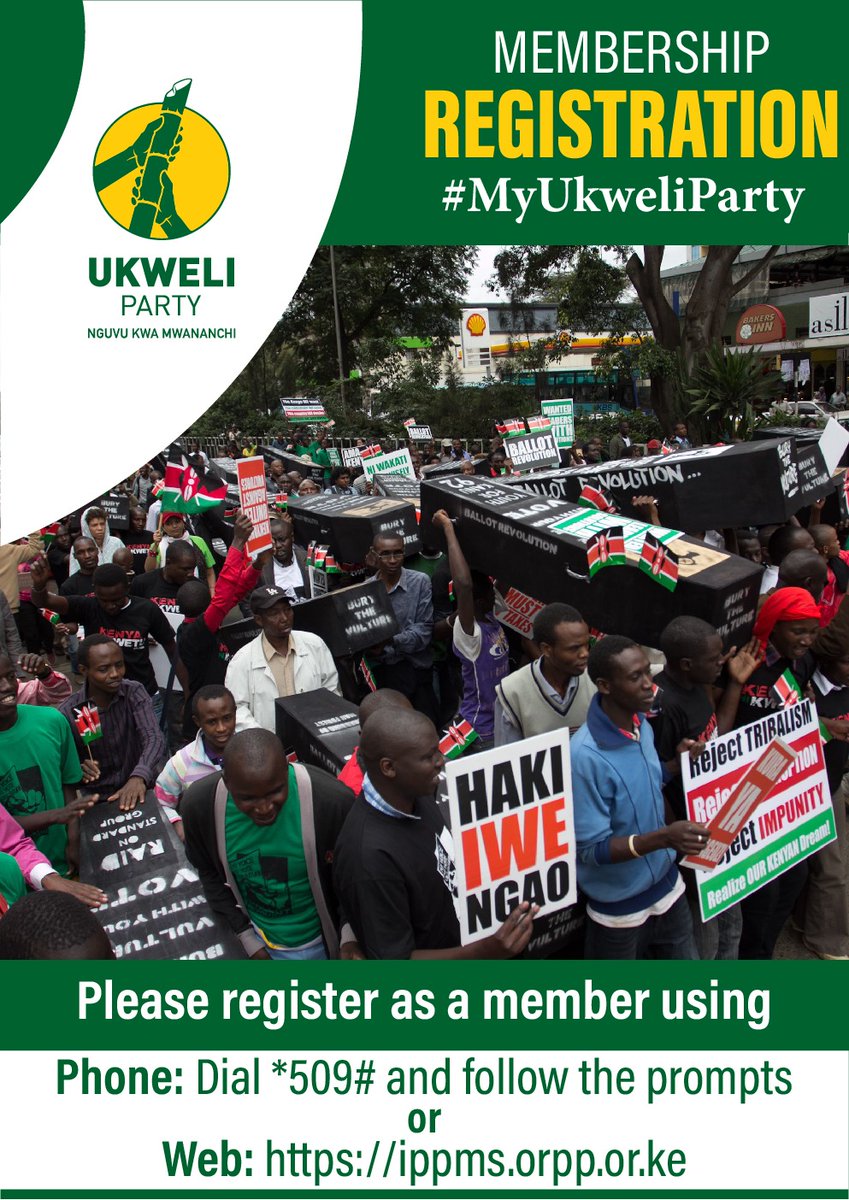 Haki iwe ngao na ulinzi!

Impunity undermines justice and where there is no justice, lawlessness prevails.

Ukweli Party advocates for justice and the rule of law.

There should not be one law for the rich and a different one for the poor.

#MyUkweliParty