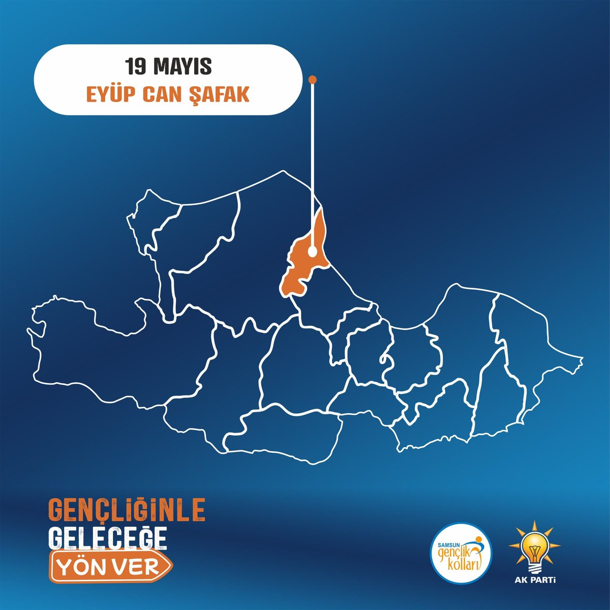 yilmazmcht's tweet photo. Genel Merkez Gençlik Kolları Başkanlığımız ile yaptığımız istişareler sonucunda 19 Mayıs 7. Olağan İlçe Gençlik Kolları Kongremizde Eyüp Can Şafak tekrar adayımız olarak belirlenmiştir. 

19 Mayıs’a ve gençliğimize hayırlı, uğurlu olsun.

#GençliğinleGeleceğeYönVer https://t.co/tg4Cwmeo16