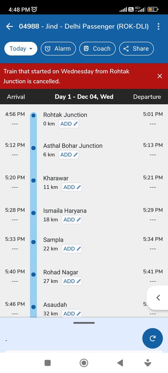 Plz restart this train again passenger  <a href="/GM_NRly/">GM Northern Railway</a> <a href="/drm_dli/">DLI Division NR</a> <a href="/RailwaySeva/">RailwaySeva</a> <a href="/PiyushGoyal/">Piyush Goyal</a>