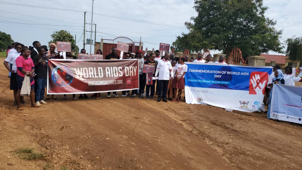 <a href="/ahfugandacares/">AHF Uganda Cares</a> Masaka in collaboration with Masaka City and other partners are hosting a post-#WorldAIDSDay2024 event! 
The day kicked off with an AIDS awareness walk through the city to promote HIV prevention, treatment and stigma reduction. 
Together, we can #EndAIDS