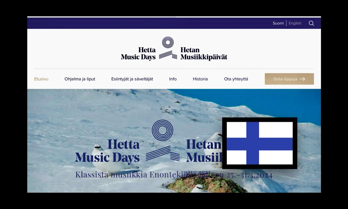 musicfigaro's tweet photo. ＜音楽祭情報更新＞
　#ヘッタ音楽祭
　#HetanMusiikkipäivät
　2025：4.25 … 4.31
　→　https://t.co/oVSdUUYdrl
ラップランドで行われている音楽祭は“フィンランド最北のフェスティバル”が売り。毎年イースターの週の開催。
　#Hetta #Finland #ヘッタ #フィンランド #音楽祭 https://t.co/X7gdDpLsQi