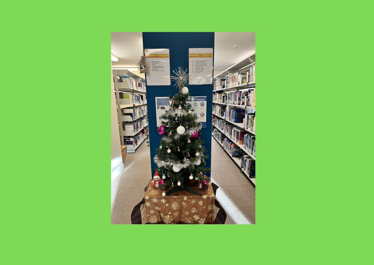 NHS Lanarkshire Wishaw Library  Christmas 2024, pop along and see their fab decorations 😊