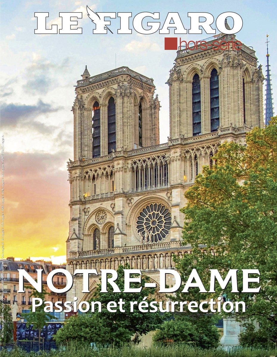 FigaroHorsSerie's tweet photo. L’incroyable défi de la reconstruction de Notre-Dame est relevé, la flèche se dresse à nouveau dans Paris, le vaisseau de pierre prêt à accueillir les fidèles.
Nous dédions aux artisans ce numéro exceptionnel, disponible en kiosque ou sur le Figaro Store : https://t.co/DcTC8qi0iS https://t.co/gNta7vBi29