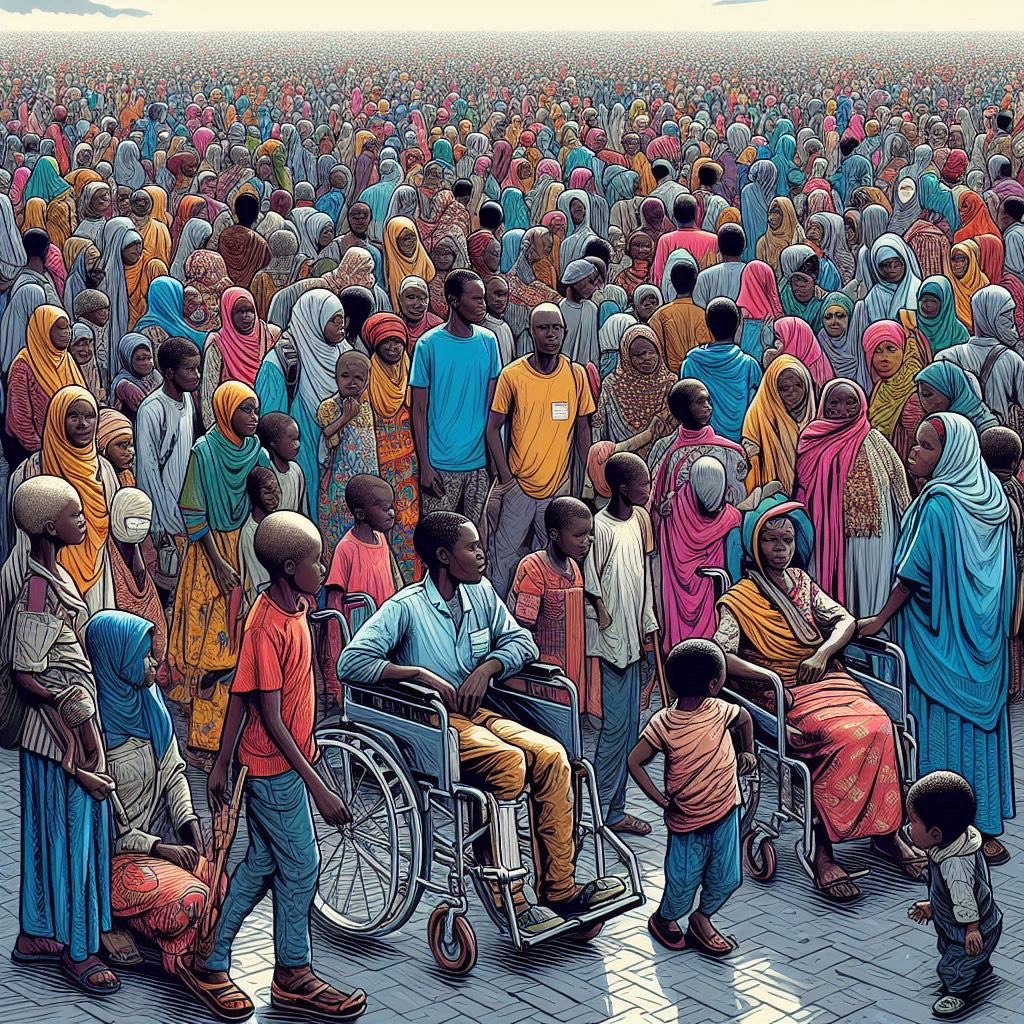 MarcelinRidja's tweet image. #JournéeDesPersonnesHandicapées : Soutien total aux personnes en situation de #handicap dans les contextes #crises/#conflits : Construisons une société plus #inclusive et respectueuse dans la diversité. 
 #Inclusion #Droits #Solidarité #Dignité