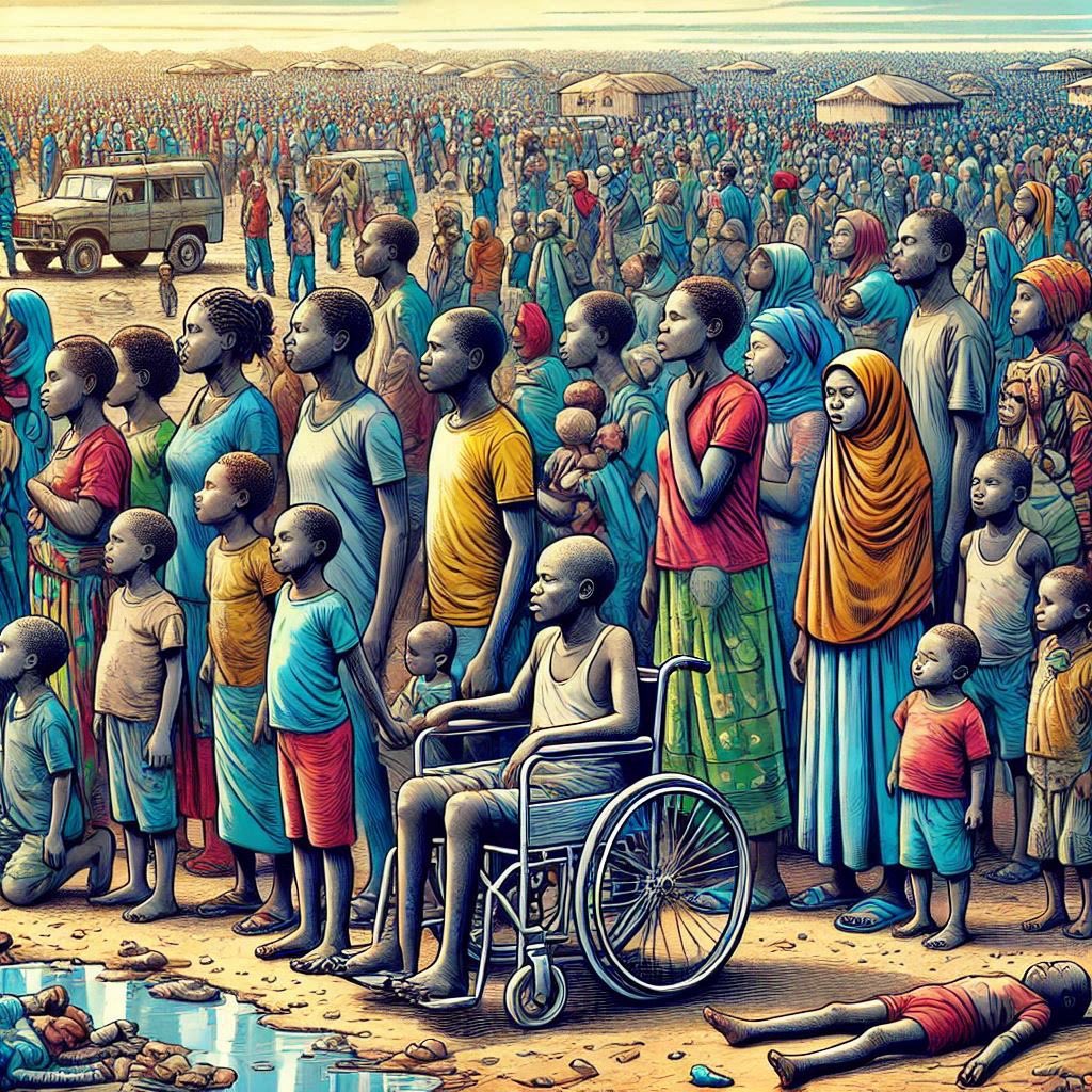 MarcelinRidja's tweet image. #JournéeDesPersonnesHandicapées : Soutien total aux personnes en situation de #handicap dans les contextes #crises/#conflits : Construisons une société plus #inclusive et respectueuse dans la diversité. 
 #Inclusion #Droits #Solidarité #Dignité