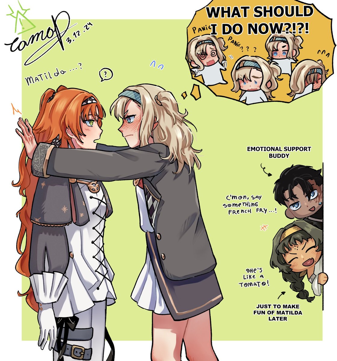 Matilda ran away after 4 seconds and couldn't sleep while recalling how cute sonetto's  is
#r1999 #Reverse1999 #sonettilda