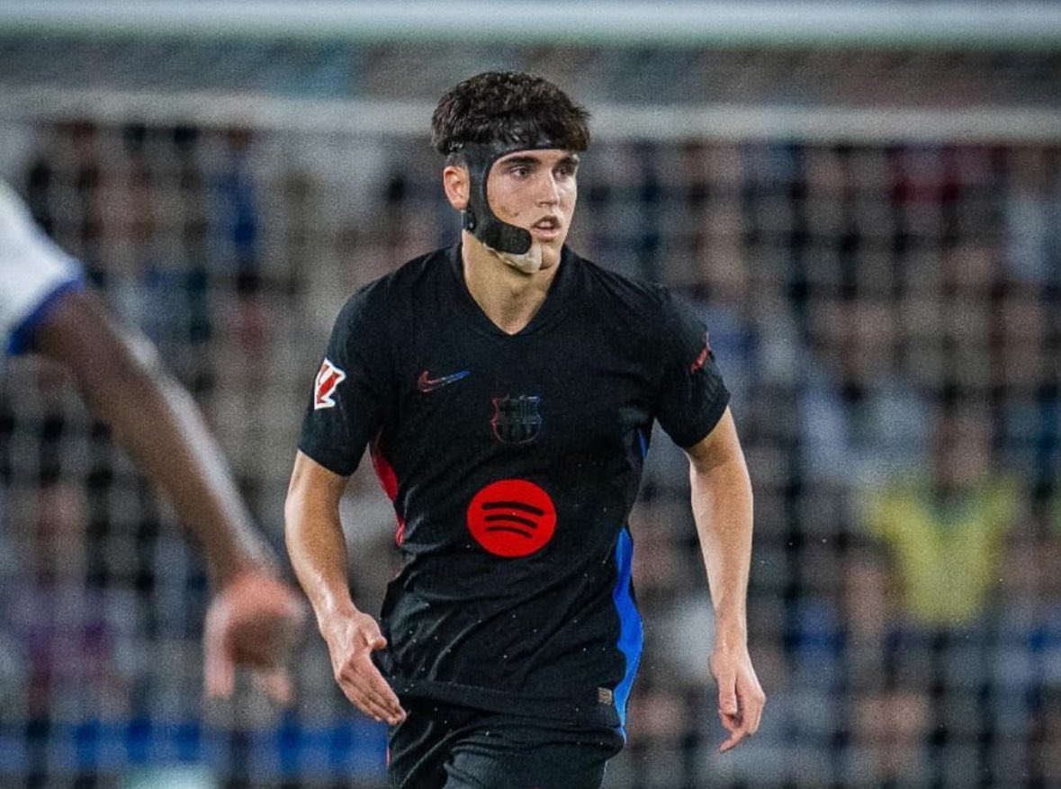 FabrizioRomano's tweet photo. 🔵🔴 Hansi Flick: “Don’t forget Pau Cubarsí. He’s still 17 years old and he’s playing like a veteran”. https://t.co/wj4VpjTcNB