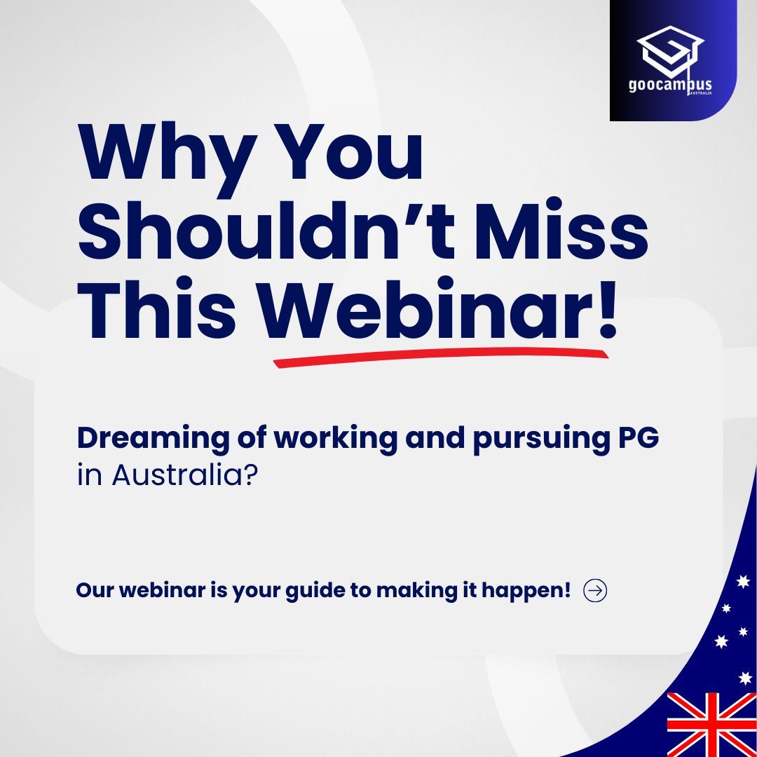 goocampus_in's tweet photo. Swipe to see why you shouldn't miss this webinar on Pathway to Medical Career in Australia: Expert Insights for IMGs ✅ 👉 

📅 Date: 5th Dec
🕒 Pick Your Slot

🎯 Seats are filling up – Register NOW! (link in bio) 🚀 
#goocampus #GooCampus #doctors #IMGs #IMGWebinar https://t.co/iRSOUCydWt
