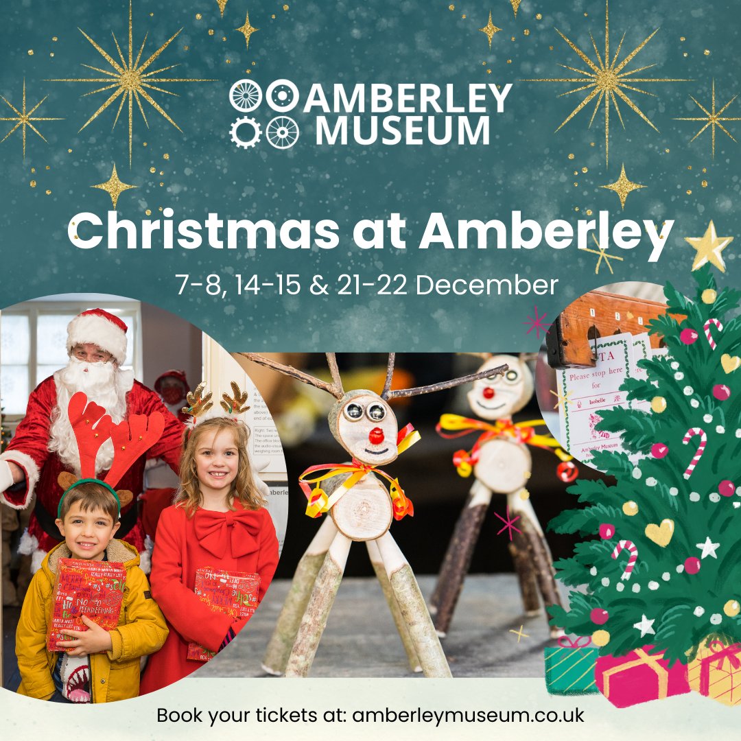 Father Christmas is returning to Amberley and bringing the festive spirit with him!

Join us each weekend leading up to the big day as we celebrate the festive season with a selection of Christmas activities and book a magical visit to see Father Christmas.

Find out more and