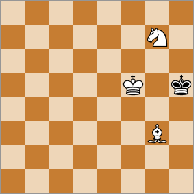 ChessPatterns1's tweet image. King vs King Knight and Bishop - BLACK TO PLAY dlvr.it/TGZrLv