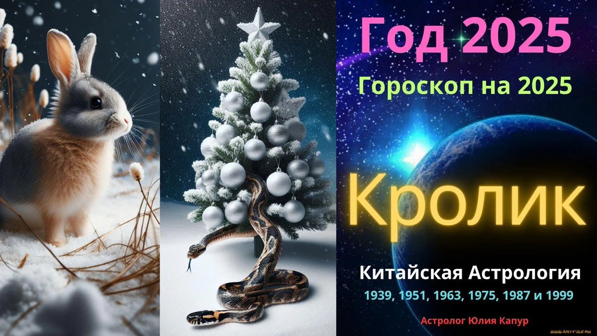 AstrologyYK's tweet photo. Кролик! Гороскоп на 2025 год! от Юлии Капур. Заходи на канал и сомтри свой знак года - https://t.co/uFeQFKemQW https://t.co/oGq5Xp4wNq