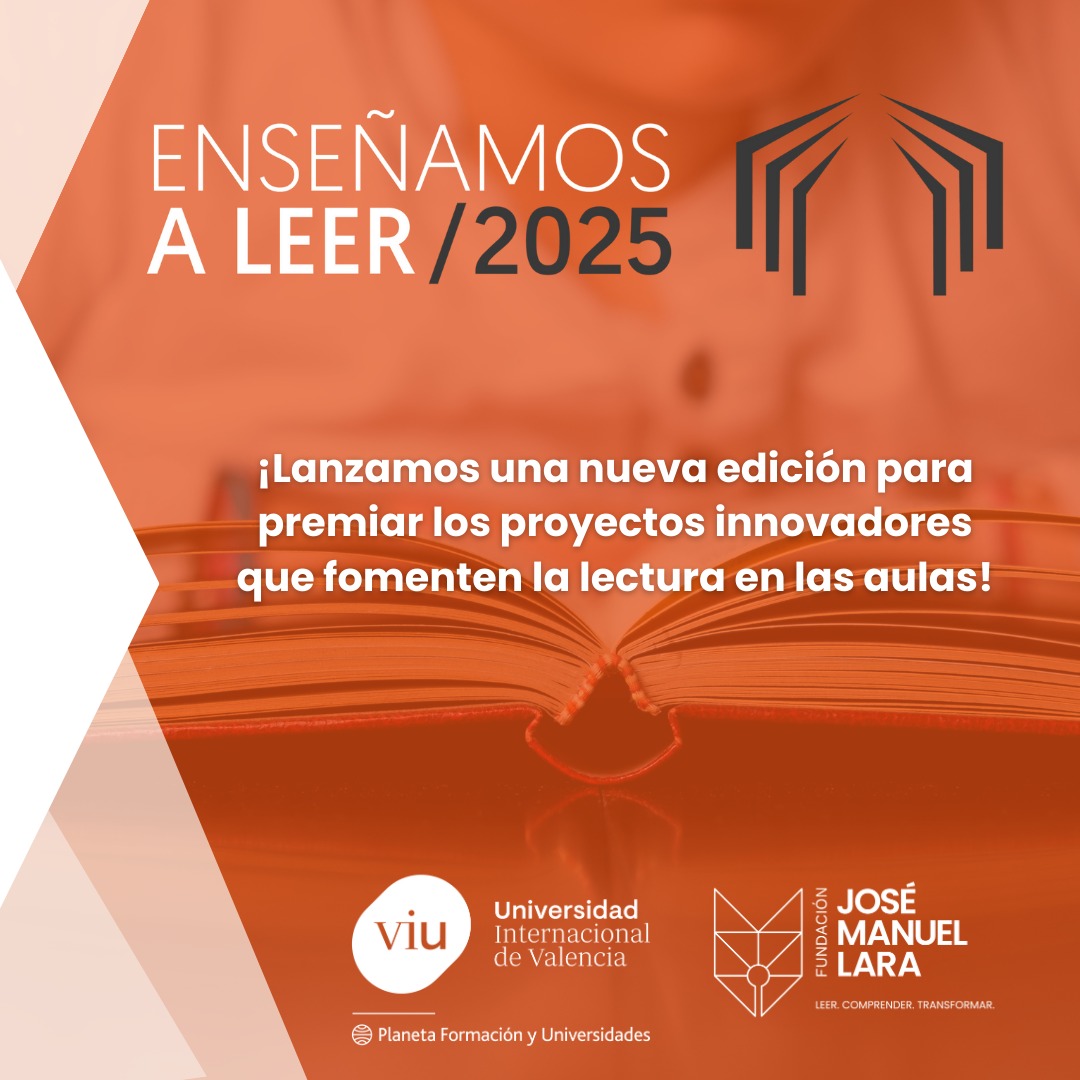 📚¡Nueva edición del certamen #EnseñamosALeer 2025!
Si eres docente o gestionas una biblioteca escolar, presenta tu proyecto para fomentar la #lectura en:
📍Castilla y León (hasta 10/05/25)
📍Comunitat Valenciana (hasta 10/04/25)
📍Andalucía, Ceuta y Melilla (hasta 30/05/25)