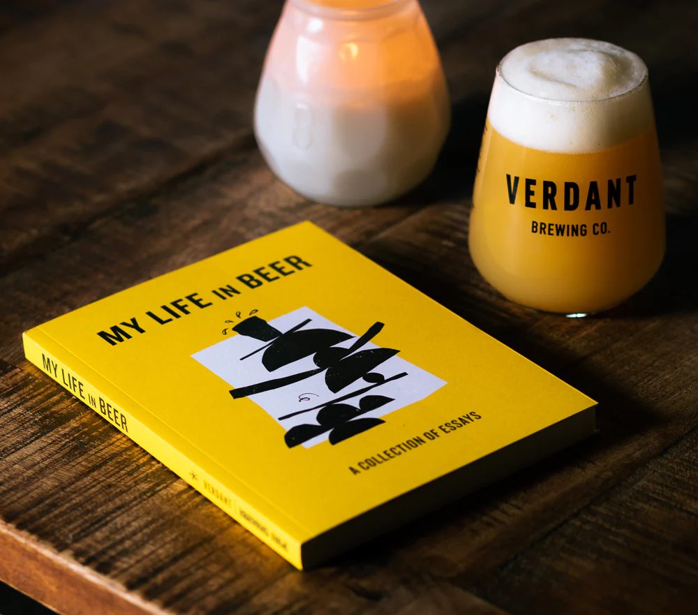 This is very cool... we've teamed up with the Verdant team for their Beer &amp; Book Club, where every other month you'll get a book + mix of 6 great beers. The perfect combination!

Kicking off with their My Life in Beer essay collection, get involved ➡️ verdantbrewing.co/blogs/brewing-…
