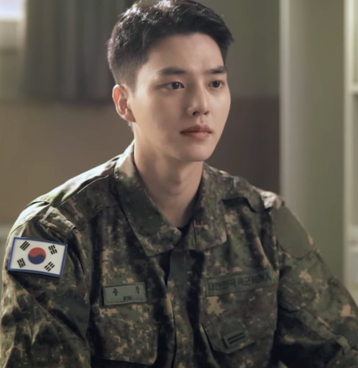 #SongKang's new photos from the military service.