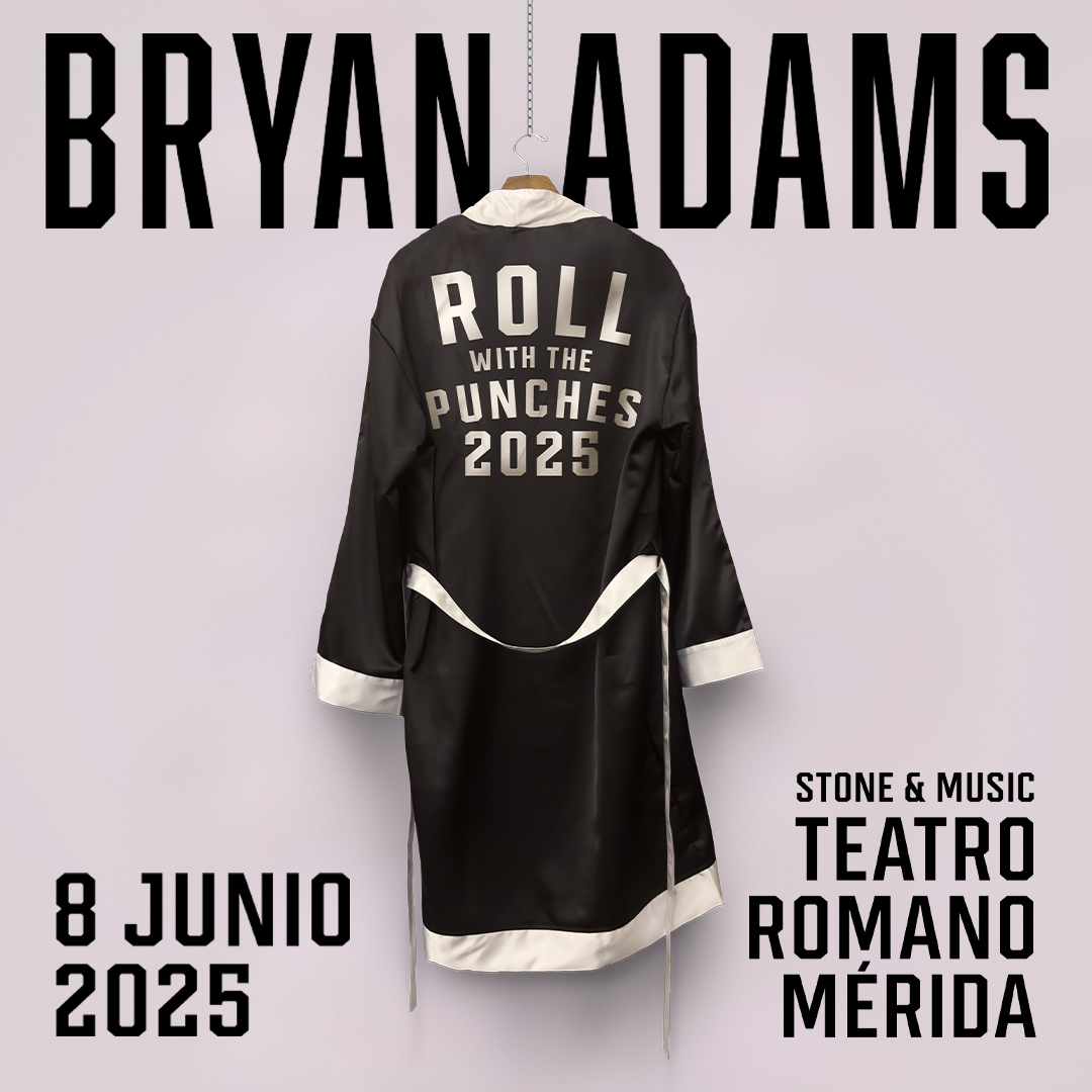 STONEandMUSIC's tweet photo. 🔥🔥🔥 PRIMERAS CONFIRMACIONES EN STONE &amp; MUSIC 2025 🔥🔥🔥

Bryan Adams y Viva Suecia, primeros artistas confirmados para la décima edición. Los dos conciertos tendrán lugar en el mes de junio en el Teatro Romano de Mérida. https://t.co/LJLpbtdZde