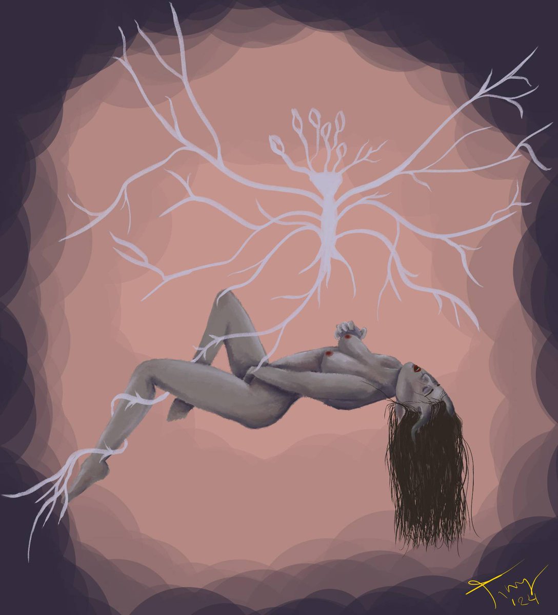 Happy Dragon Age day everyone! Have some spicy art that I made for my Dragon Age ttrpg OC Cub and a.. spirit of wisdom! *throws it and runs away*

#DragonAgeDay #DragonAge