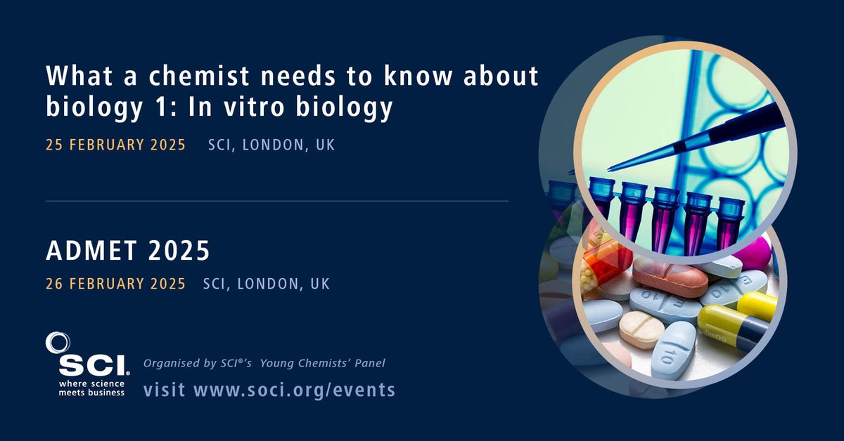 📢 Register now: EB offer ends 15 January 2025!
okt.to/ocOfS9 - It is aimed at helping attendees understand the features and challenges of biology in pharmaceutical research.
okt.to/0FutnO - It highlights the challenges associated with ADMET in Med Chemistry.