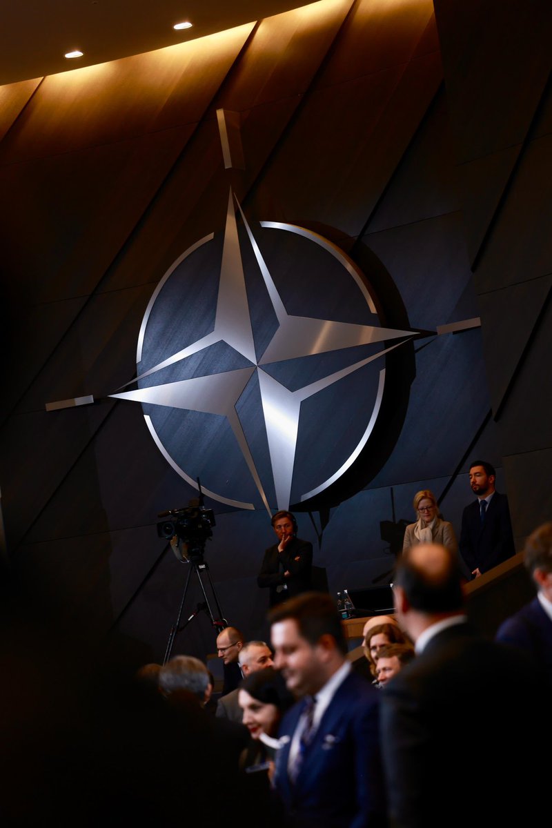 IgliHasani's tweet photo. At the @NATO Foreign Ministers’ meeting, we reaffirmed our unwavering support for Ukraine and our united stance against growing security challenges, including hybrid threats.

I emphasized the critical need to strengthen NATO’s cohesion, particularly in safeguarding the security and stability of the Western Balkans, to effectively counter cross-border threats and reinforce our deterrence and defence capabilities.

Thanks to @SecGenNATO Mark Rutte for chairing today’s productive meeting. Looking forward to strengthening Euro-Atlantic security and tackling emerging threats together!