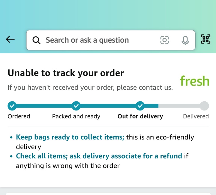 iMSBharathi's tweet photo. @amazonIN If you can't deliver the package as promised on time. Don't blame the customer by the name of the fake attempt on delivery. Grocery orders kept on rescheduled without reasons. Why do customers need to wait for the groceries 2 to 3 days to get it delivered?. https://t.co/N7Mfq8q85E
