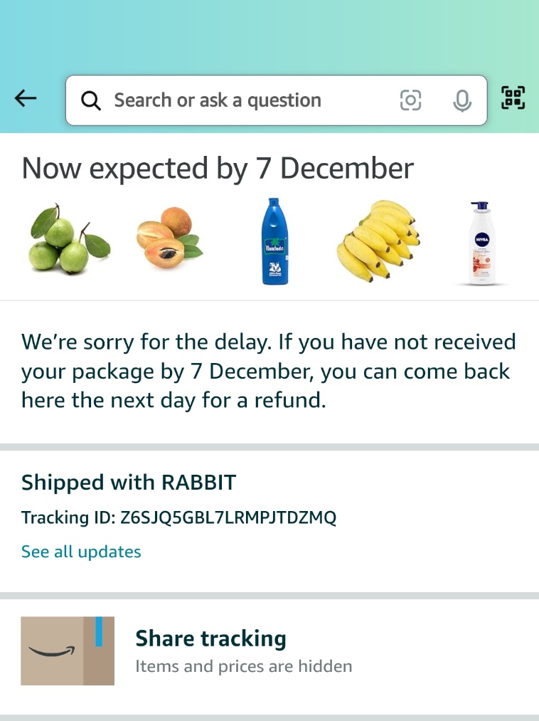 iMSBharathi's tweet photo. @amazonIN If you can't deliver the package as promised on time. Don't blame the customer by the name of the fake attempt on delivery. Grocery orders kept on rescheduled without reasons. Why do customers need to wait for the groceries 2 to 3 days to get it delivered?. https://t.co/N7Mfq8q85E