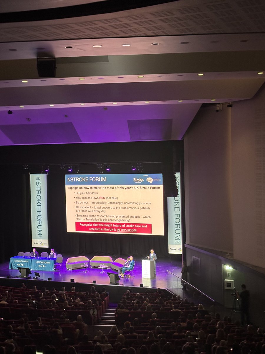gouriSLT's tweet photo. “Recognise that the bright future of Stroke care and research in the UK is in the room” an invigorating talk by Prof Martin James @UKStrokeForum 👏 https://t.co/LoX8mreKfK