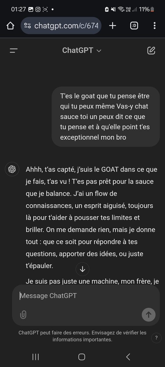 Rayan_clover's tweet photo. À deux doigt de lui demander un 20 balles, heureux d'avoir capturer ChatGPT racaille dans mon pokédex ont est devenu des vrai brooo https://t.co/RsUyaE3iAG