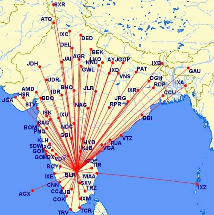 Aviation India (@aviationindia2) on Twitter photo #Bengaluru
3rd largest airport evolved with flying colours after pandemic
✈️
<a href="/BLRAirport/">BLR Airport</a> added max domestic destinations post COVID & in 1st 6 mts 24-25 air traffic grew by 12% & passenger traffic by 26% outperforms DEL & BOM
✈️
<a href="/bengaluru/">ಬೆಂಗಳೂರು</a> <a href="/sandeeprrao1991/">FatBoySlim🇺🇸🇮🇳</a> <a href="/khabri_lal/">Khabri Lal</a> <a href="/MoCA_GoI/">MoCA_GoI</a> #Bengaluru
3rd largest airport evolved with flying colours after pandemic
✈️
<a href="/BLRAirport/">BLR Airport</a> added max domestic destinations post COVID & in 1st 6 mts 24-25 air traffic grew by 12% & passenger traffic by 26% outperforms DEL & BOM
✈️
<a href="/bengaluru/">ಬೆಂಗಳೂರು</a> <a href="/sandeeprrao1991/">FatBoySlim🇺🇸🇮🇳</a> <a href="/khabri_lal/">Khabri Lal</a> <a href="/MoCA_GoI/">MoCA_GoI</a>