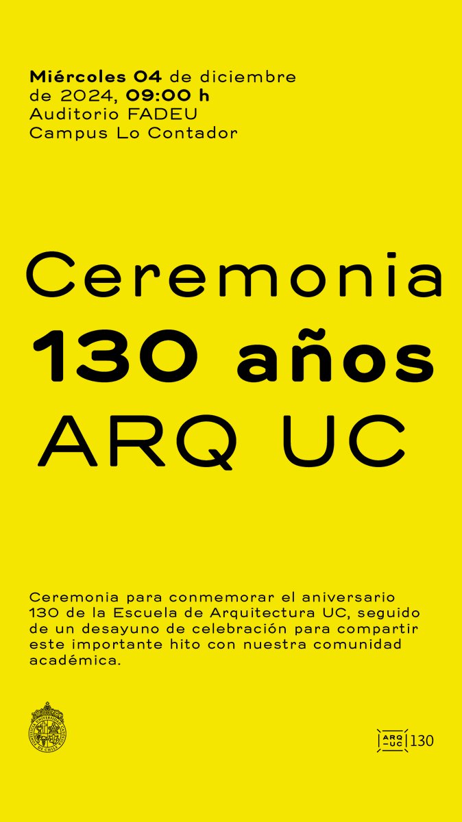¡En breve!

***
DIC 04 | Ceremonia 130 años ARQ UC | 09:00
arquitectura.uc.cl/extension/agen…