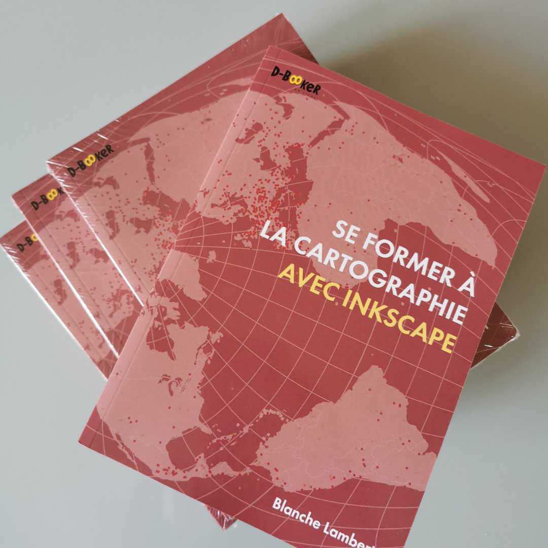 📢 Le voilà !! ✨ Parution aujourd’hui du livre de <a href="/blambertcarto/">Blanche Lambert</a>  "Se former à la cartographie avec Inkscape”.
Bravo à son autrice pour le travail accompli ! Et belles aventures cartographiques, à vous, son futur lecteur 🧭 🗺️ On attend vos cartes 🤩
d-booker.fr/solutions-info…