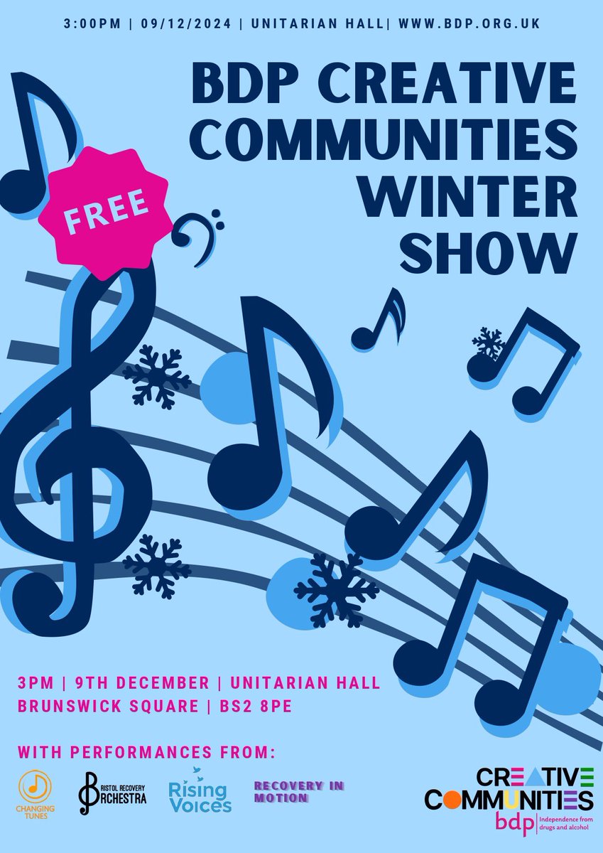 Raphael Clarkson 🇿🇦 (@raphclarkson) on Twitter photo Next Monday 9/12 3pm Brunswick Sq Bristol ! <a href="/BDProads/">BDP | Bristol Drugs Project</a> creative communities winter show. I’m leading the Bristol Recovery Orchestra in some South African jazz by Abdullah Ibrahim & Louis Maholo plus <a href="/PeakFiddler/">PeakFiddler</a> ‘s beautiful ‘Winter Solstice’ ❄️🌟 <a href="/bristol247/">Bristol24/7</a> Next Monday 9/12 3pm Brunswick Sq Bristol ! <a href="/BDProads/">BDP | Bristol Drugs Project</a> creative communities winter show. I’m leading the Bristol Recovery Orchestra in some South African jazz by Abdullah Ibrahim & Louis Maholo plus <a href="/PeakFiddler/">PeakFiddler</a> ‘s beautiful ‘Winter Solstice’ ❄️🌟 <a href="/bristol247/">Bristol24/7</a>