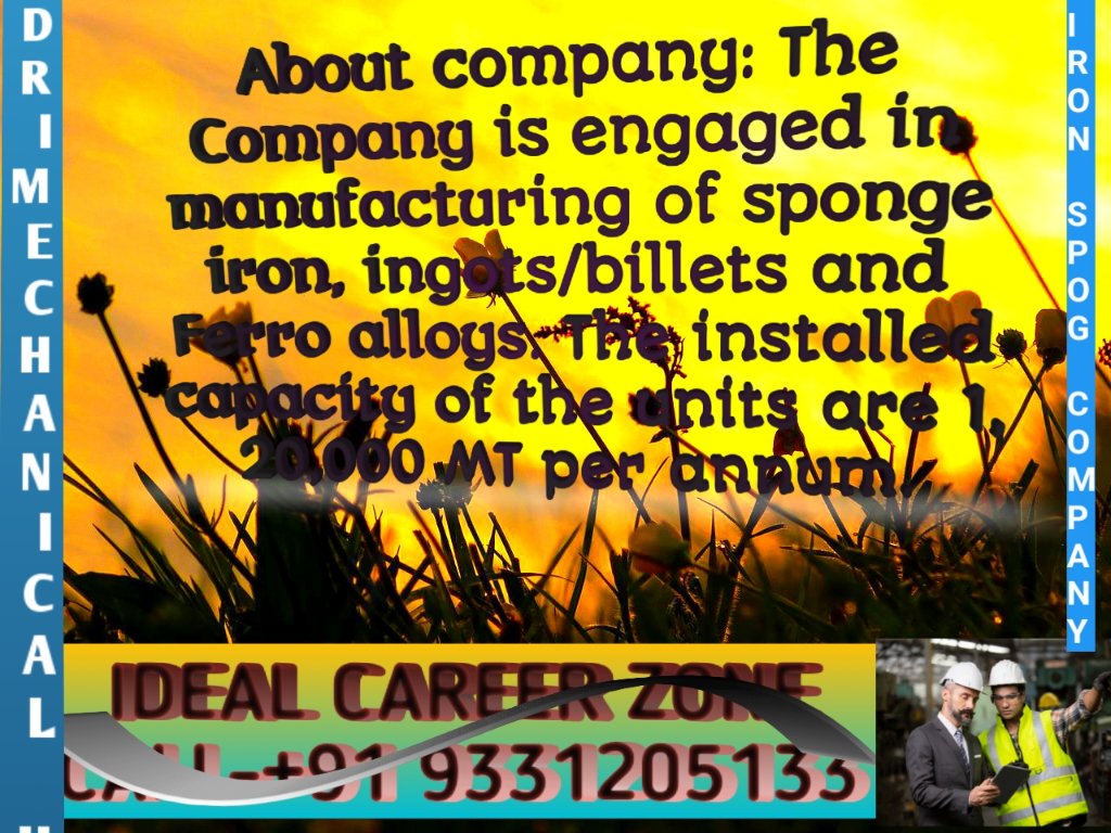 irshadisc's tweet image. DRI Assistant Shift In-charge || Shift In-charge || Mechanical HOD || Electrical HOD || Recruiters
#DRIAssistantShiftIncharge, #ShiftIncharge, #MechanicalHOD, #ElectricalHOD, #Recruiters, #HODProduction, #IronSteelManufacturingCompany, #ParkCircus, #KankurGachi, #SaltLake,