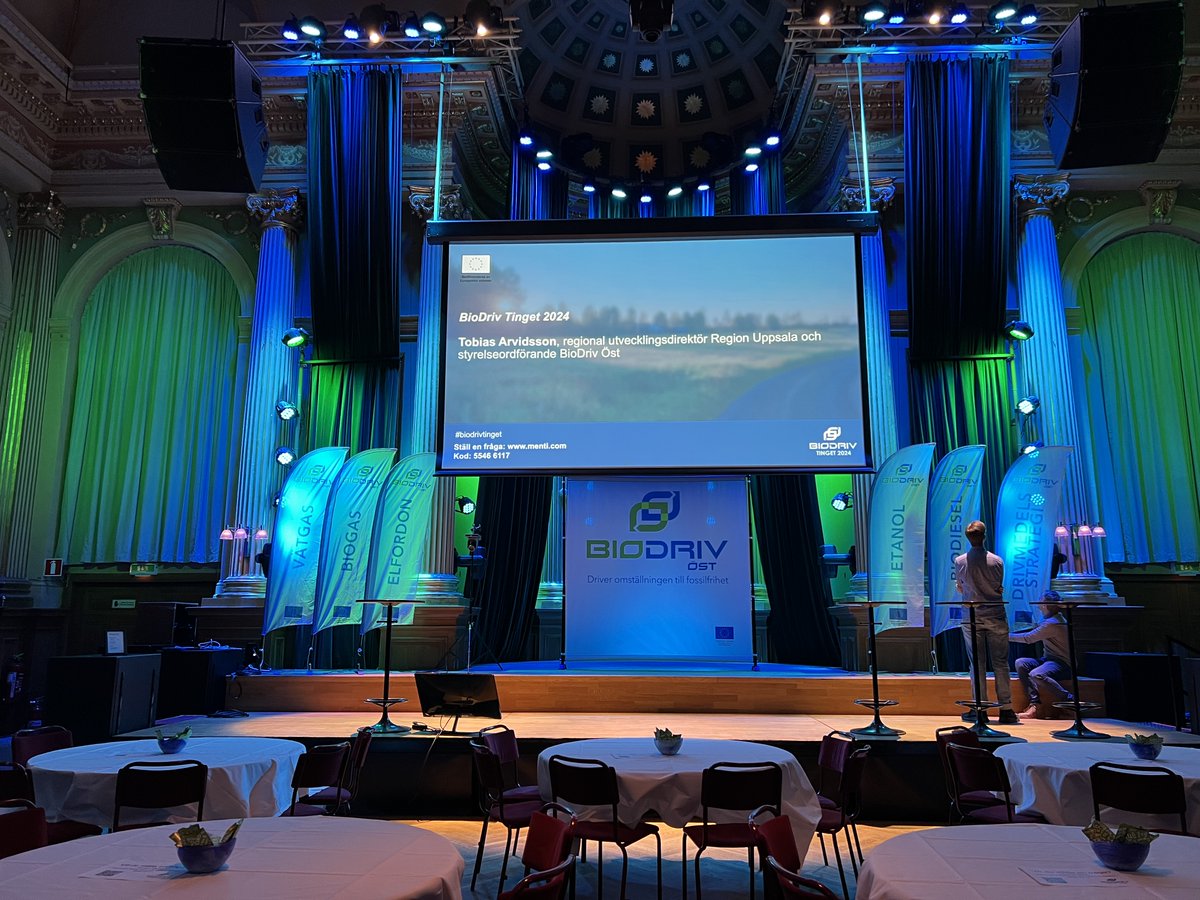 Nu kör vi – BioDriv Tinget 2024! Klockan 10 välkomnar vi de närmare 300 deltagare som är med på plats på <a href="/NalenStockholm/">Nalen Stockholm</a> eller följer konferensen digitalt! Du kan fortfarande delta digitalt via livesändningen 👉 tinyurl.com/5n98vdxs
