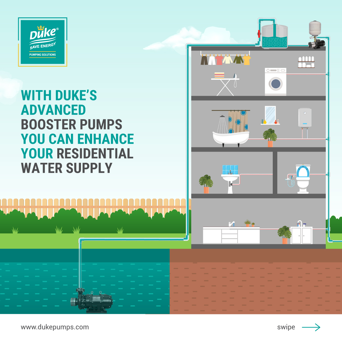duke_pumps's tweet photo. Make the smart choice for your home today! Contact us to learn more about our residential pumps.
#Boosterpumps #submersiblepump #Dukepumps #openwellpumps #pumps #WaterSolutions https://t.co/8KDSHGo7cx