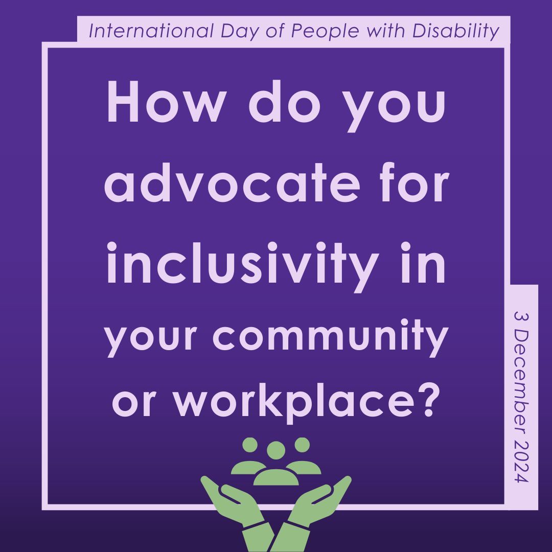This week, we’re celebrating International Day of People with Disability 🎉

We’re looking at what leadership means to the disability community.

Today’s question is: How do you advocate for inclusivity in your community or workplace?
Leadership stories: buff.ly/3kBYyTB