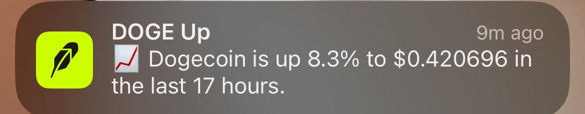 Hehe, $DOGE hits funny number 😉