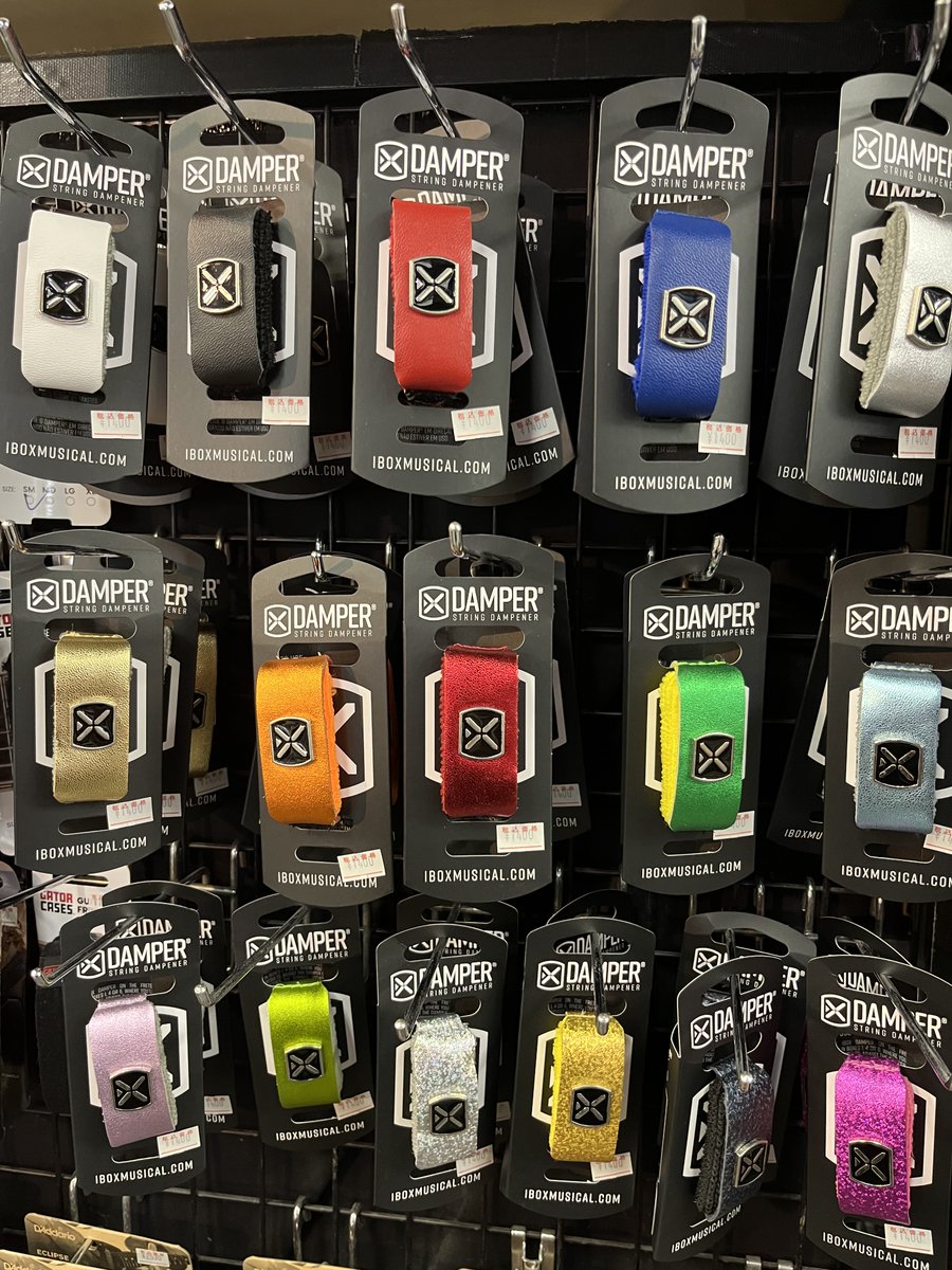 espcrafthouse's tweet image. 【新製品入荷】
🇧🇷MADE IN BRAZIL🇧🇷
IBOXMUSICAL 『DAMPER』新たにお取り扱い開始致しました💁
カラフルなラインナップになっております🌈

1つ ¥1,400‐（税込）

#IBOX
#STRINGDAMPER
#DAMPER
#ESP渋谷